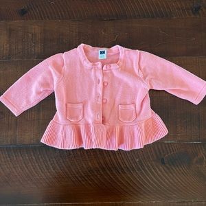 Janie and Jack cardigan 3-6 months